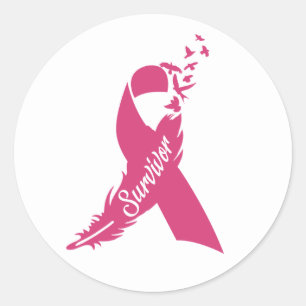 Pegatinas de Concienciación sobre Cinta Rosa para 