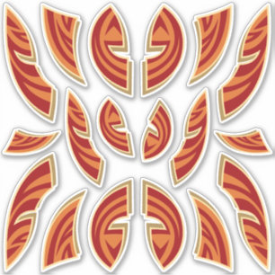 Pegatinas de concurso de colección de iconos de má