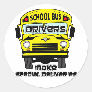 Pegatinas de conductores de autobuses escolares