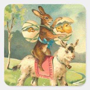 Pegatinas de conejitos de Pascua