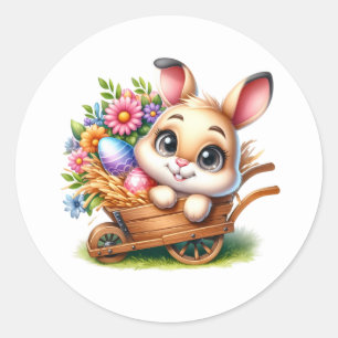 Pegatinas de conejo de Pascua
