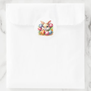 Pegatinas de conejo de Pascua