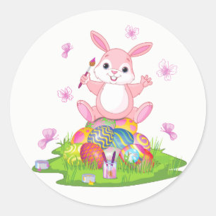 Pegatinas de Conejo de Pascua
