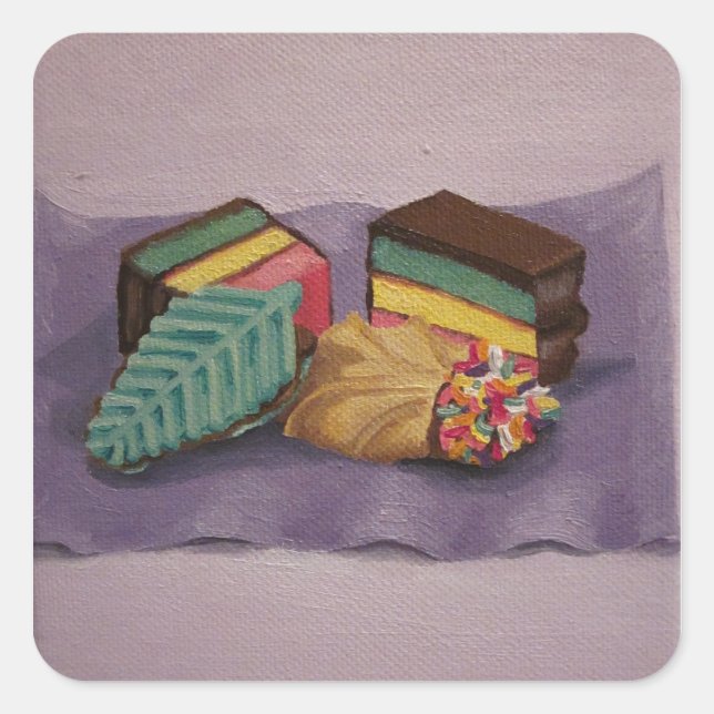 Pegatinas de cookies pintadas (Anverso)