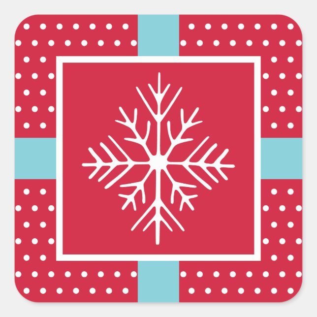 Pegatinas de copo de nieve (Anverso)
