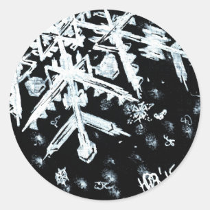 Pegatinas de copos de nieve