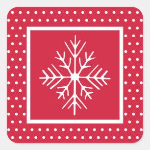Pegatinas de copos de nieve