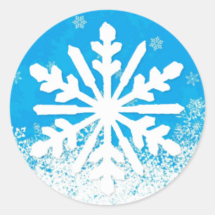 Pegatinas de copos de nieve