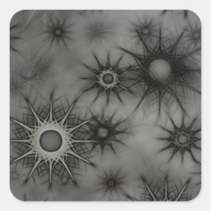 pegatinas de copos de nieve de gótico