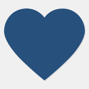 Pegatinas de corazón azul de medianoche – Personal
