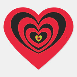 Pegatinas de corazón personalizadas para portátile
