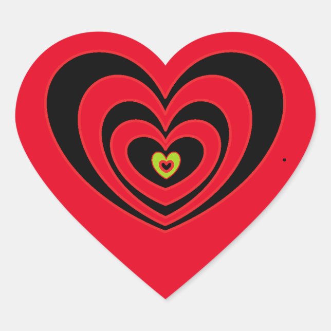 Pegatinas de corazón personalizadas para portátile (Anverso)