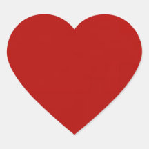 Pegatinas de Corazón Rojo