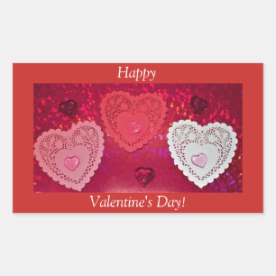 Pegatinas de Corazones de San Valentín