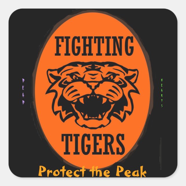 PEGATINAS DE CORAZONES MUERTOS (Anverso)