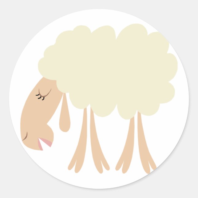 Pegatinas de cordero (Anverso)