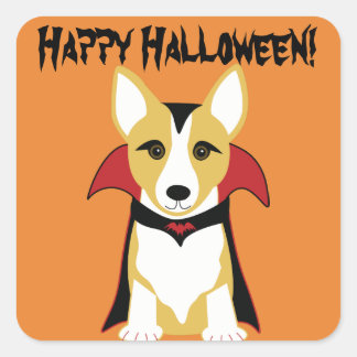 Pegatinas de Corgi Vampire