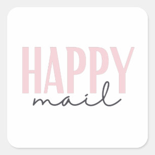 Pegatinas de correo feliz 