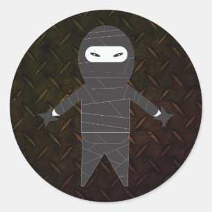 Pegatinas de correo rígido de Ninja Figher