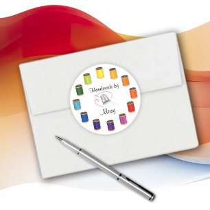 Pegatinas de costura personalizadas