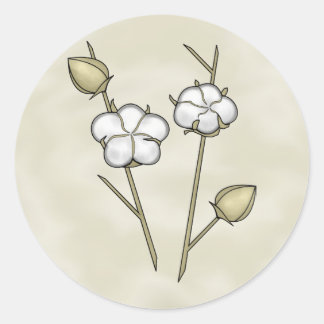 Pegatinas de Cotton Boll
