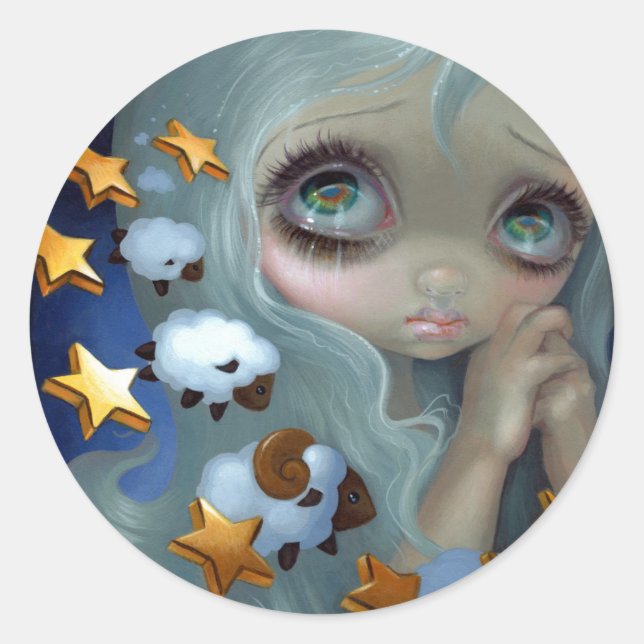 pegatinas de "Counting Sheep" (Anverso)