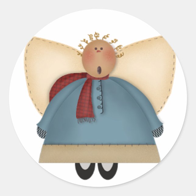 Pegatinas de Country Angel 2 (Anverso)