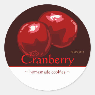 Pegatinas de Cranberry personalizable