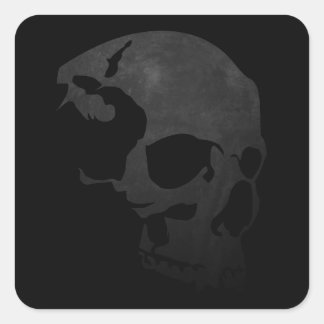 pegatinas de cráneo oscuro