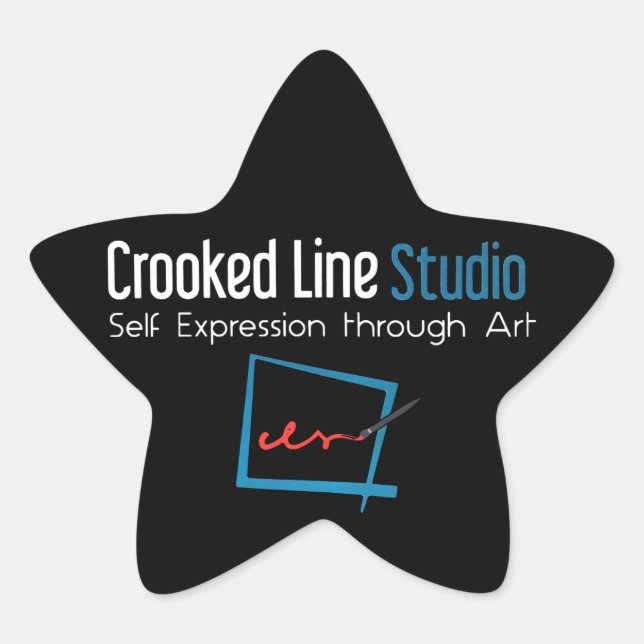 Pegatinas de Crooked Line Studio (Anverso)