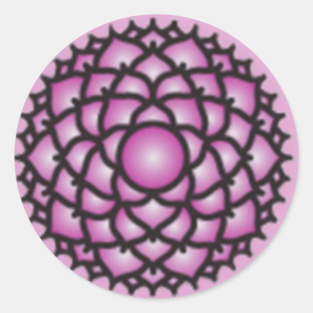 Pegatinas de Crown Chakra (Anverso)