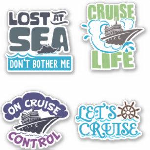 Pegatinas de crucero Set 1 Buque Vacacional