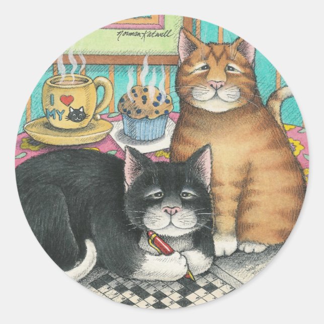 Pegatinas de cruces de B y T #12 (Anverso)