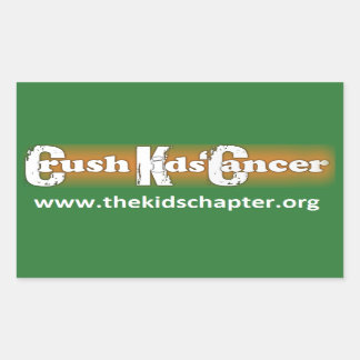 Pegatinas de "Crush Kids' Cancer: The Kids Chapter