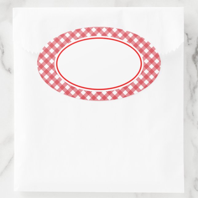 Pegatinas de cuadros rojos (Bolso)