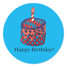 Pegatinas de cumpleaños