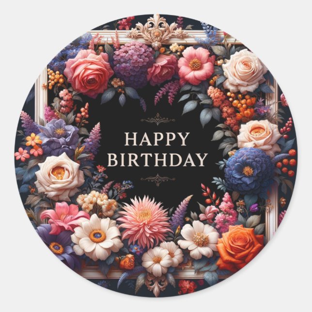 Pegatinas de cumpleaños (Anverso)