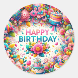 Pegatinas de cumpleaños
