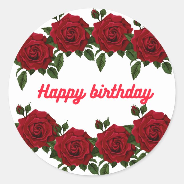 Pegatinas de cumpleaños (Anverso)