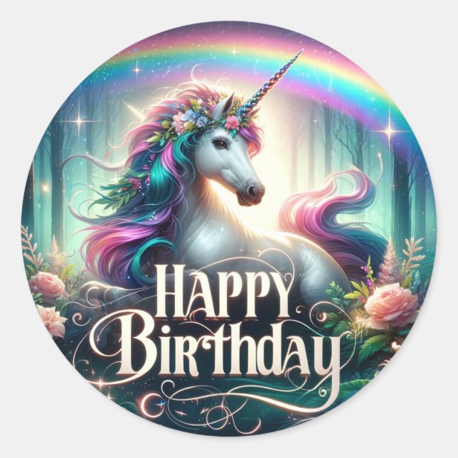 Pegatinas de cumpleaños (Anverso)