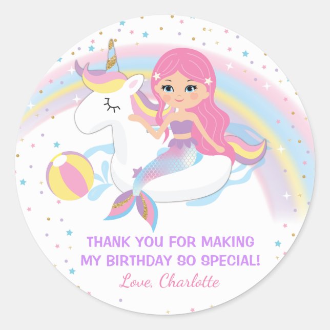 Pegatinas de cumpleaños del grupo de sirvientas de (Anverso)