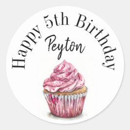 Pegatinas de cumpleaños felices