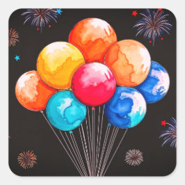Pegatinas de cumpleaños o sellos de sobre