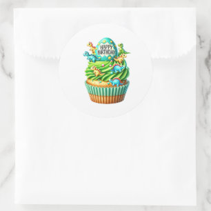 Pegatinas de cumpleaños para cupcakes
