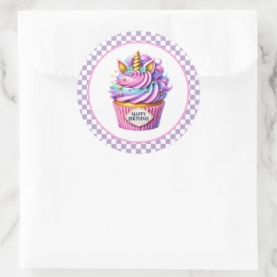 Pegatinas de cumpleaños para cupcakes