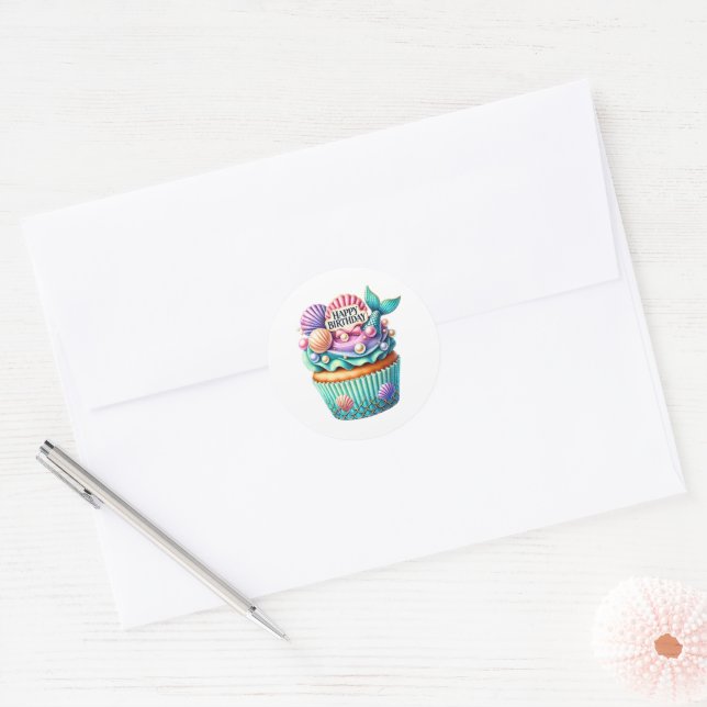 Pegatinas de cumpleaños para cupcakes (Sobre)