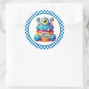 Pegatinas de cumpleaños para cupcakes