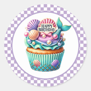 Pegatinas de cumpleaños para cupcakes