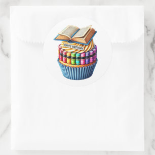 Pegatinas de cumpleaños para cupcakes