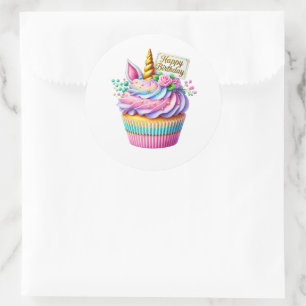 Pegatinas de cumpleaños para cupcakes